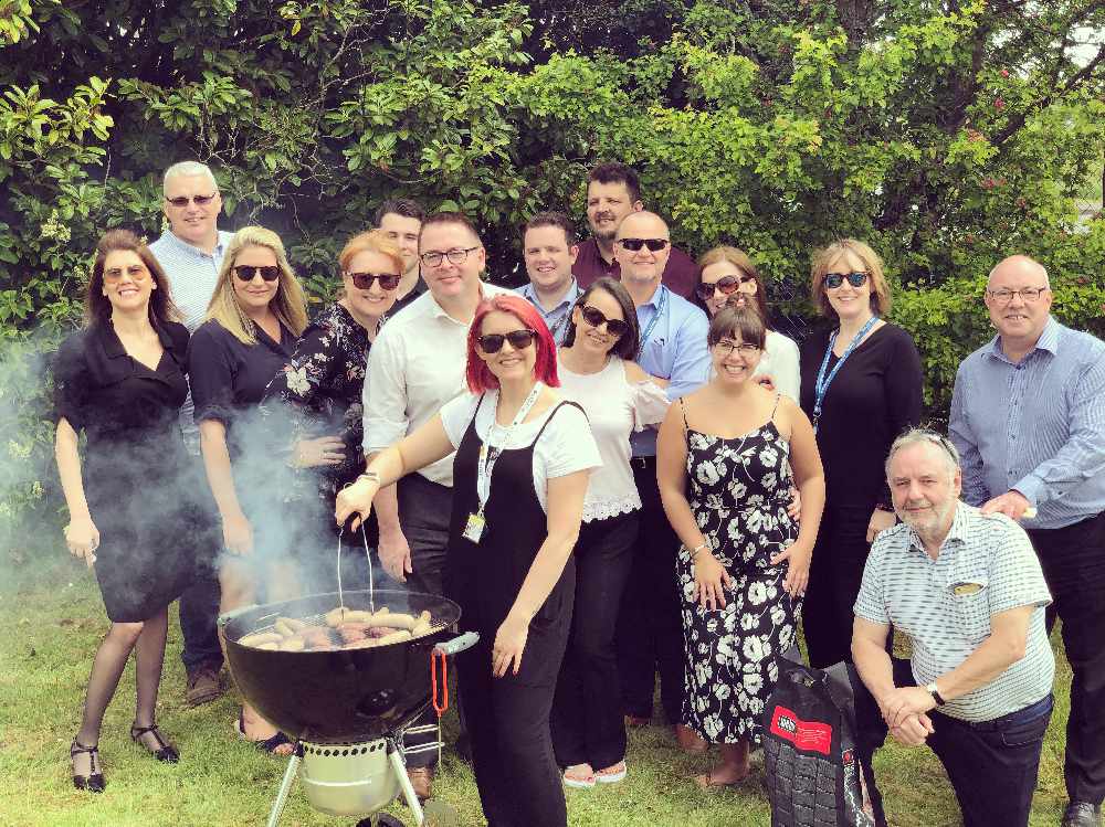 HitsSWalesNews's tweet photo. A HUGE thank you to @briscowilliams for the BBQ and @BillyUptons for the DELISH food! 

The Wave team are well fed! 

#BBQ #Food #TheWave https://t.co/YGRGuyjstW