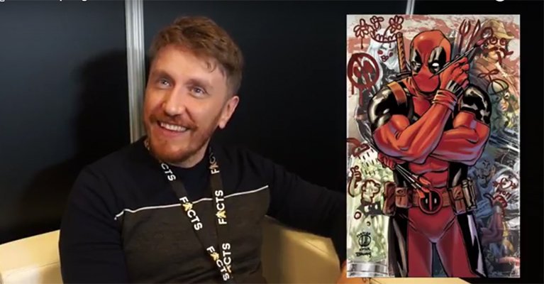 ComicsPrime's tweet photo. @mc_twhip prend le mic’ pour une #entrevue exclusive avec @MatteoLolli 
#marvel #interview @paninicomicsfra @MarvelFR #Deadpool2 @FACTSConvention 
https://t.co/X7yq1hRFiJ https://t.co/lE4Oms4ZuP