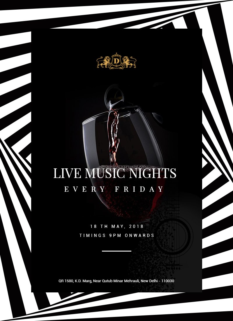 DramzWhiskey's tweet photo. Life is too short to have boring parties.
.
.
Enjoy Live Music at Dramz.
.
.
#livemusic #fridaynights #weekendvibes #live #livemusic #musicalnight #nightlifedelhi #gurgaonconnection #gurugrammers #hauzkhas #vasantvihar #qutubminarview #mehrauli #enjoy #housemusic #musical https://t.co/OUUkNLrpZq