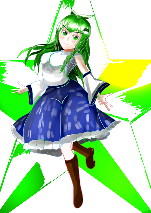 東風谷早苗のtwitterイラスト検索結果 古い順