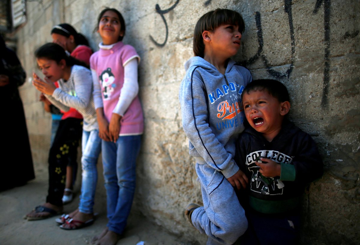 ajplus's tweet photo. Israel has systematically deprived Palestinians of their human rights, with 1.9 million people in Gaza "caged in a toxic slum from birth to death," UN human rights chief Zeid Ra'ad al-Hussein said. https://t.co/wJwvIfvFgW