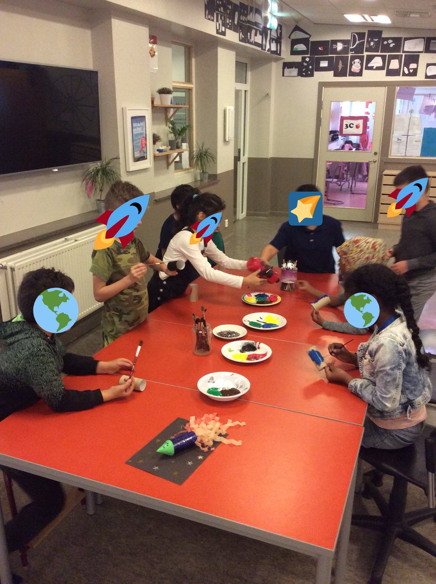 I full gång med tema Rymden! 🌎🌚🌝 @stenkulaskolan