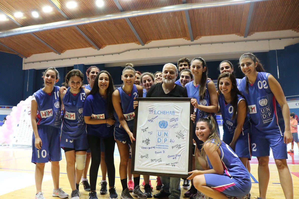LBCISports's tweet photo. Congratulations to @UNDP_Lebanon on winning @SportsManiaLB Ban_Co Women’s Basketball Championship 2018 🏆👌💪 (Final Score UNDP 66-45 @touchLebanon) https://t.co/h6Lpd5UbfR