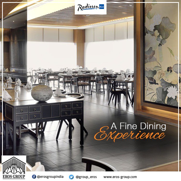 group_eros's tweet photo. Any special occasion will never be complete without a satisfying & luxurious dining experience! Come & create memories for your special day at the gorgeous and experiential #RadissonBlu #Faridabad #EROSGroup #Hospitalilty #StandingTallSince1940 https://t.co/vxJOv75vXx