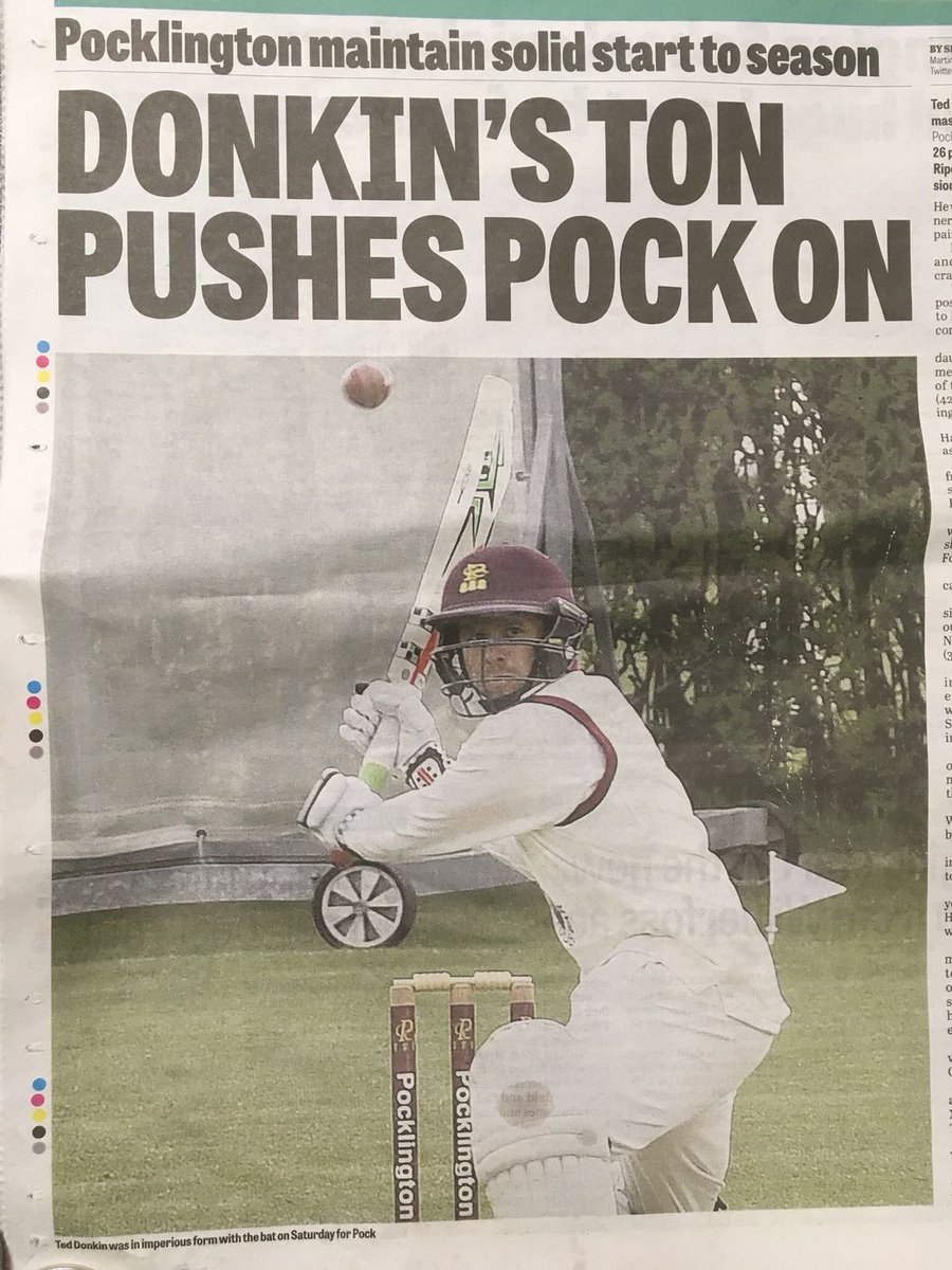 PocklingtonCC's tweet photo. Thanks to the @PockPost for their great coverage in this weeks paper once again
#PCC #pockpost #localsport https://t.co/caNEH0o2qp