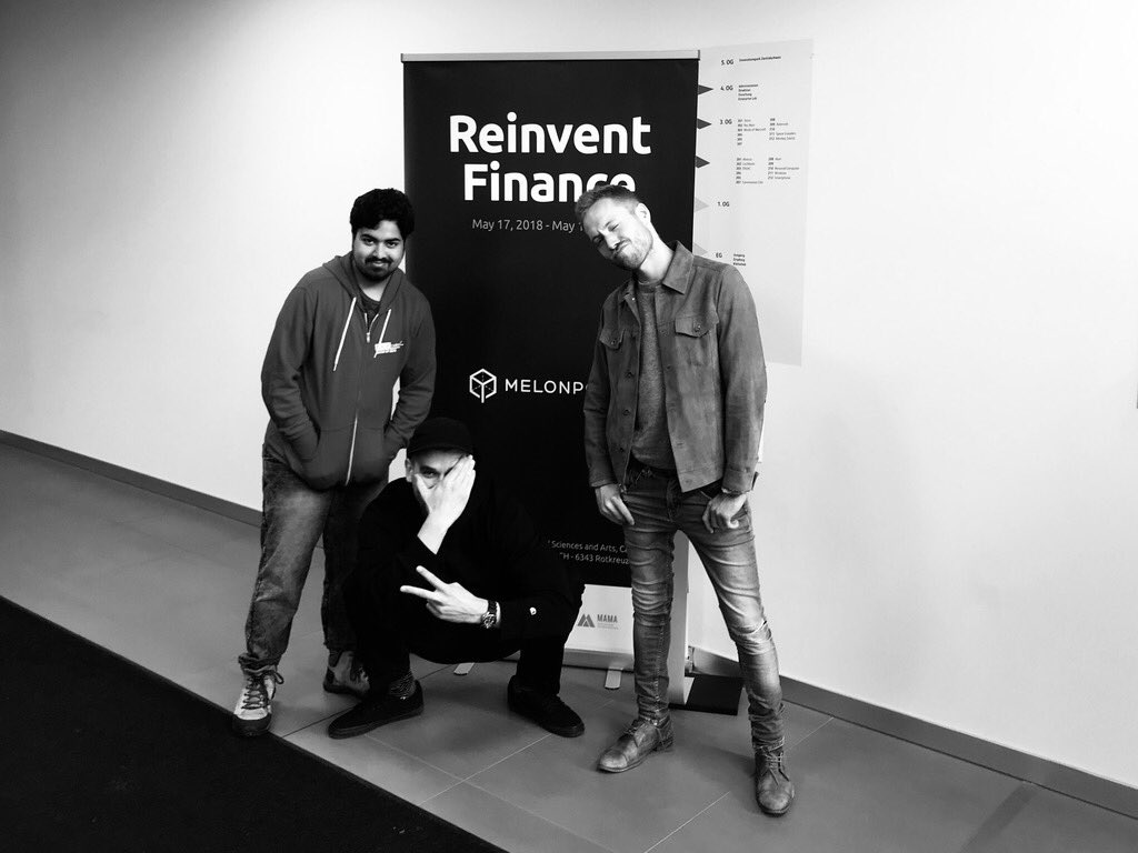 ash_app's tweet photo. #Midas team hitting the @melonport #hackathon 🔥🔥🔥 @kunsachdeva @roccoghielmini & #crazyL came to #ReinventFinance @hslu #hackittothelimit https://t.co/oYdonSEZfa