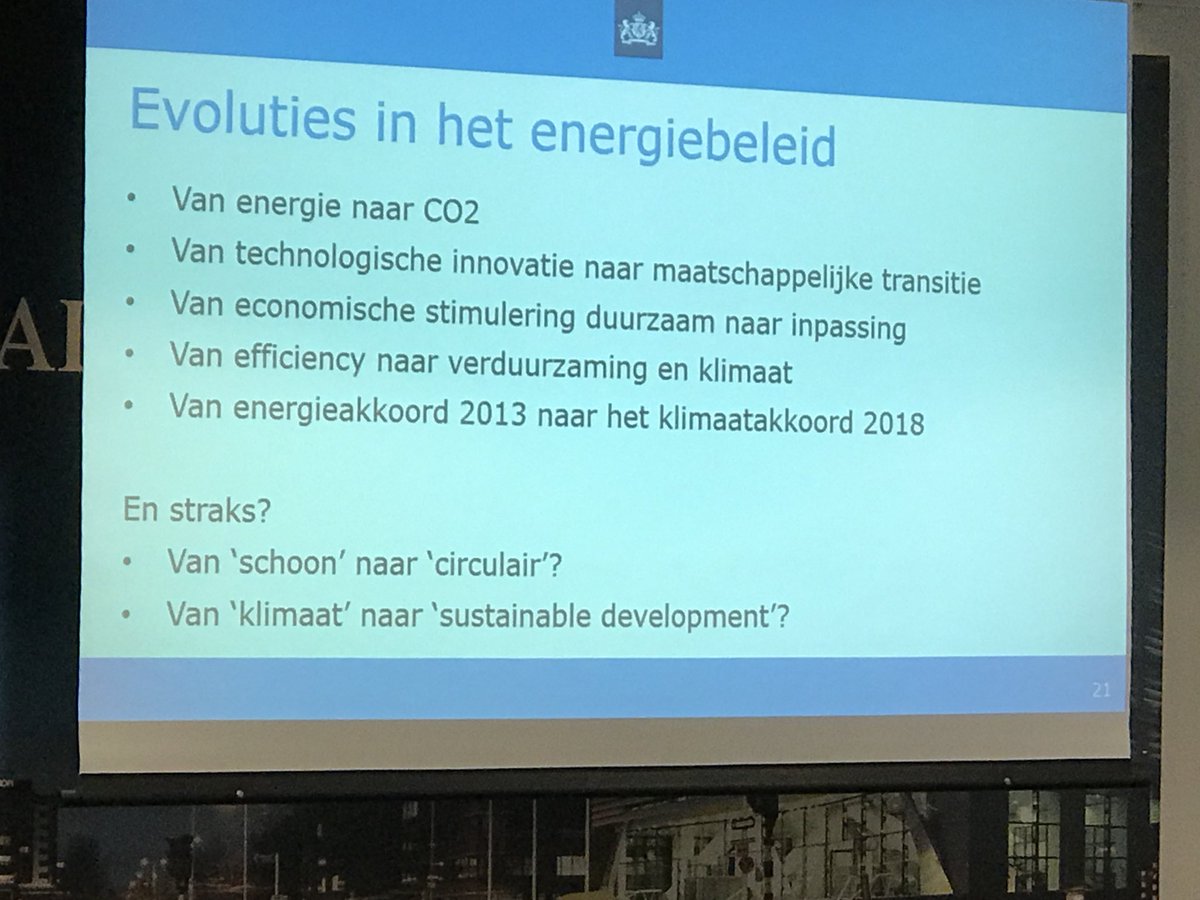 #agrofood klimaatevent Evoluties in het energiebeleid: Bert Stuij <a href="/RVO_Nederland/">Rijksdienst voor Ondernemend Nederland</a>.  @COVnl <a href="/olie_en_vet/">MVOketenorganisatie</a> <a href="/Nevedi/">Nevedi</a> <a href="/Nepluvi/">Nepluvi</a>