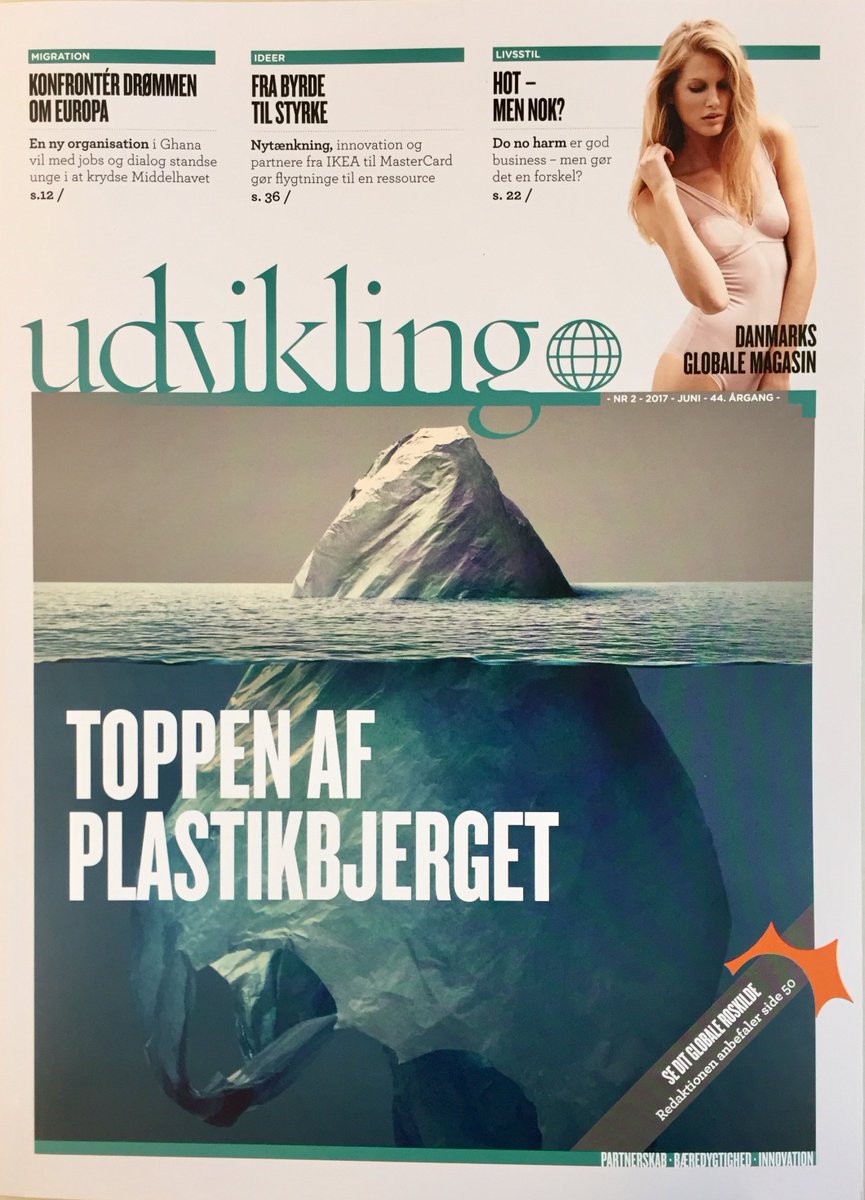 magasinet360's tweet photo. Fedt at se at @NatGeoMag også har valgt Jorge Gambons fantastiske illustration til forsiden på nyeste nr. 'Plasticeberg', som vandt Bolivias plakat-biennale og gik viralt på nettet, er blevet et ikonisk tidsbillede 👏 #magazine #grafiskdesign #forside #tidsånd https://t.co/FhHvmt24kY