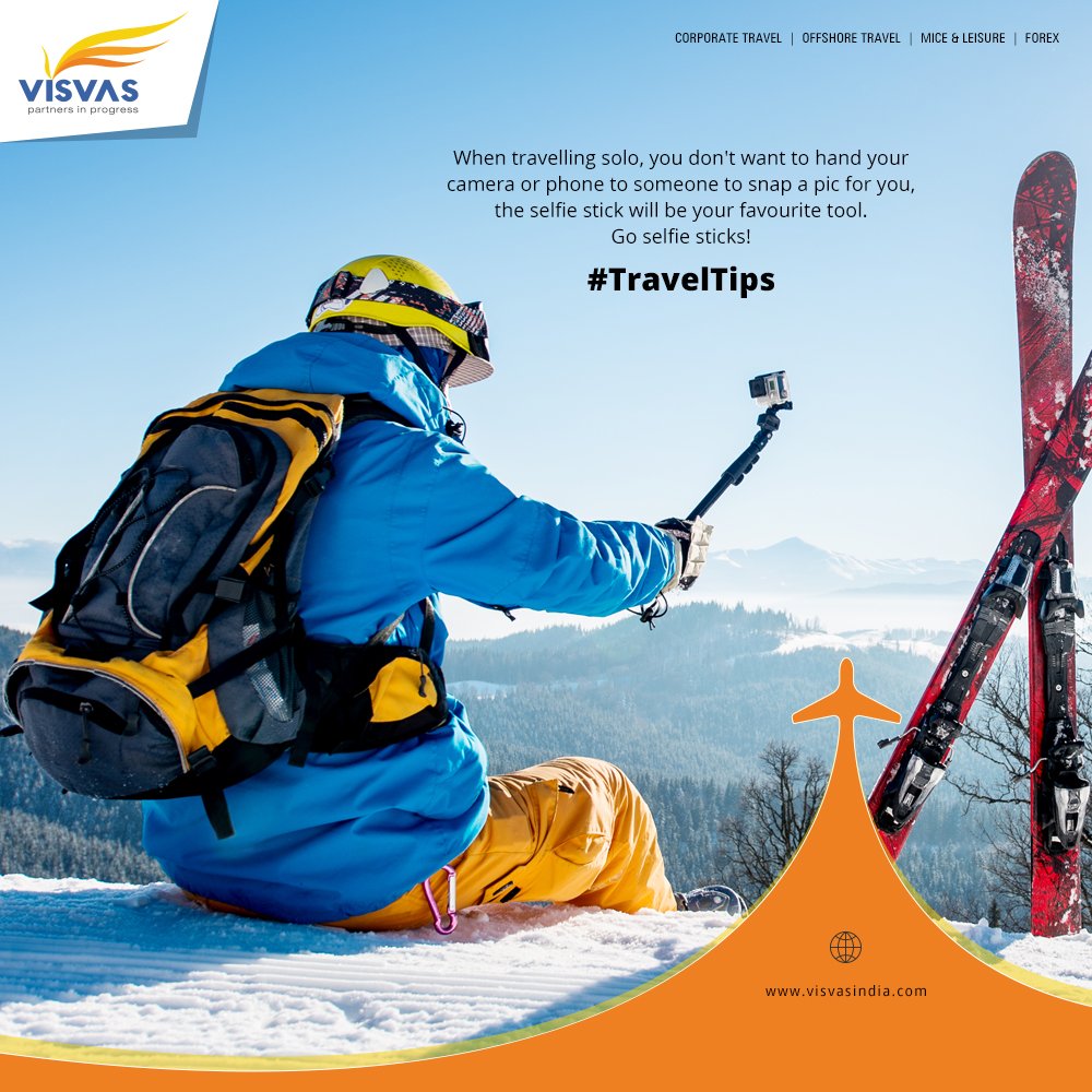VisvasVoyages's tweet photo. When travelling solo, you don't want to hand your camera or phone to someone to snap a pic for you, the selfie stick will be your favourite tool. Go selfie sticks! 
#TravelTips

Visit: : https://t.co/hZEcRqRvyY https://t.co/xHOhBcwXZb