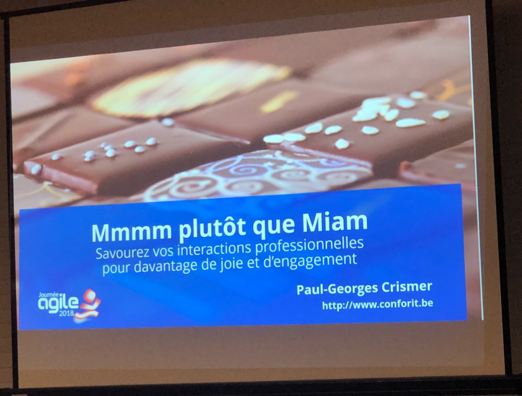 estvantillard's tweet photo. Une expérimentation du pouvoir de l’intention dans nos relations à l’autre. Prenez le temps de savourez les échanges ! @journeeagile Merci @Paul-Georges Crismer https://t.co/7DXoSsTnLr