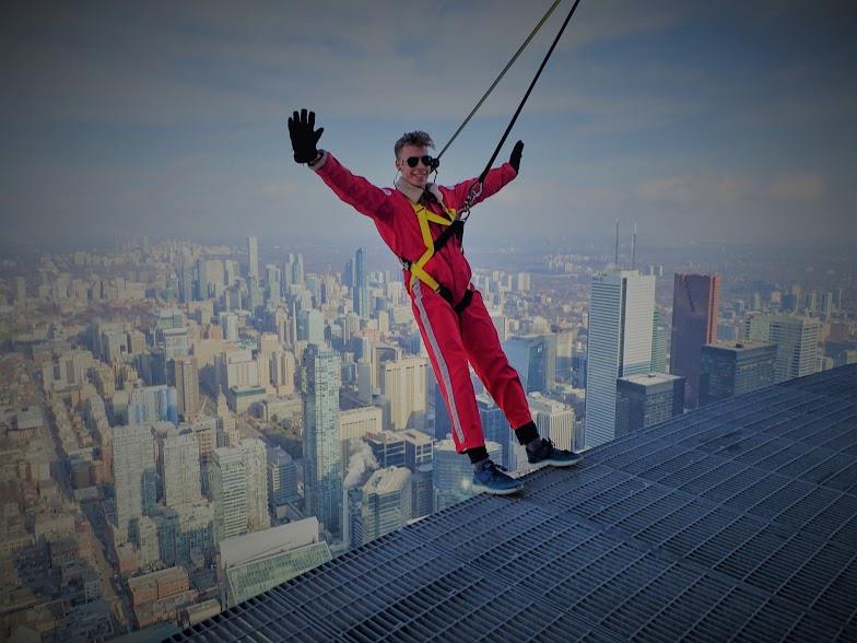 KeeleGlobalEd's tweet image. Cat. 3 Most amazing/iconic moments - "I'm falling for Toronto" Sam King