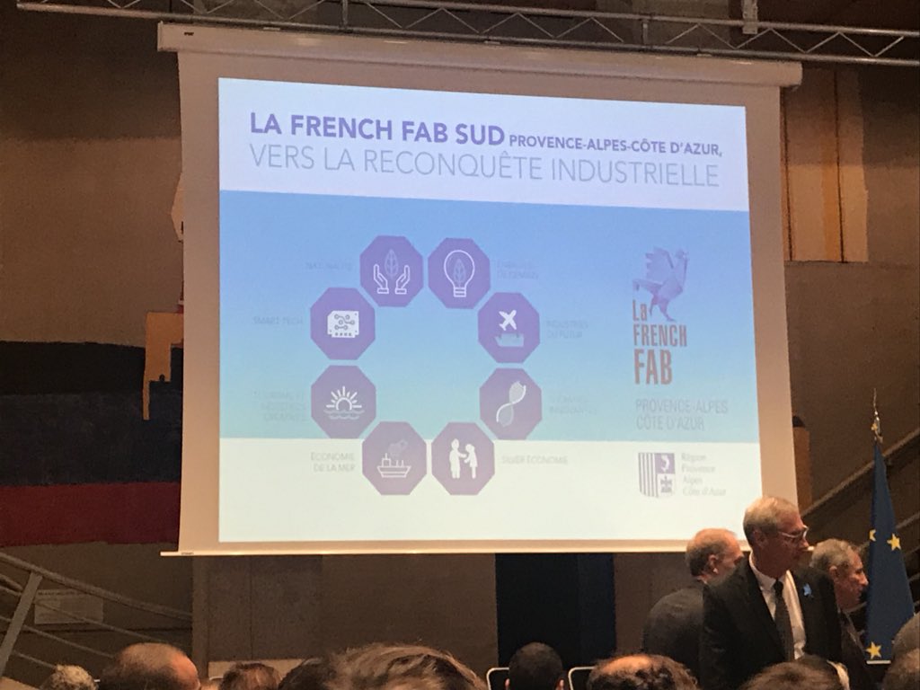LucFrison's tweet photo. Ce matin, c’est le lancement de la FRENCH FAB SUD, et l’oiseau bleu de Twitter est un coq ! https://t.co/rdaph0vdrk