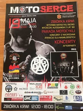 Pepees_sa's tweet photo. #PEEES_S_A ponownie zostało sponsorem tegorocznej edycji akcji Motoserce Łomża 2018 
❗️Głównym założeniem akcji jest zbiórka krwi i promowanie bezpieczeństwa na drodze.  19 maja od godz. 12 na Starym Rynku będzie można oddać krew.
❗️Zapraszamy https://t.co/FQURwrWxA6