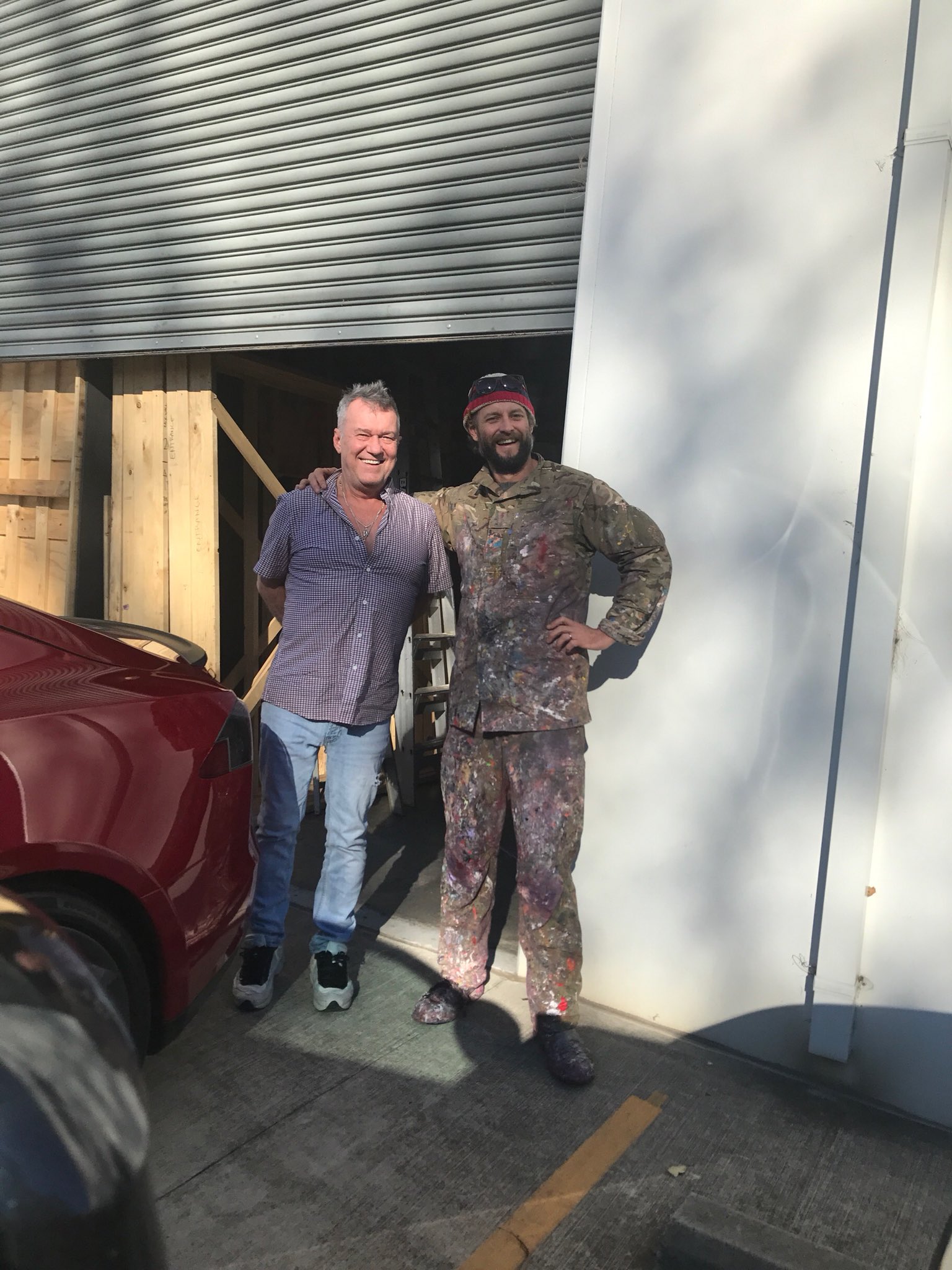 Jimmy Barnes On Twitter Dropped By To Visit My Mate Ben Quilty