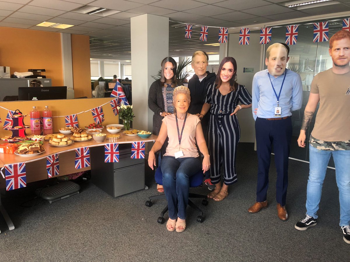 We've got #RoyalWedding Fever here at our <a href="/CEMEX_UK/">CEMEX UK</a> Concrete Products Rugby Office. We even had a few special guests pop in to join in on the fun! <a href="/KensingtonRoyal/">The Prince and Princess of Wales</a>