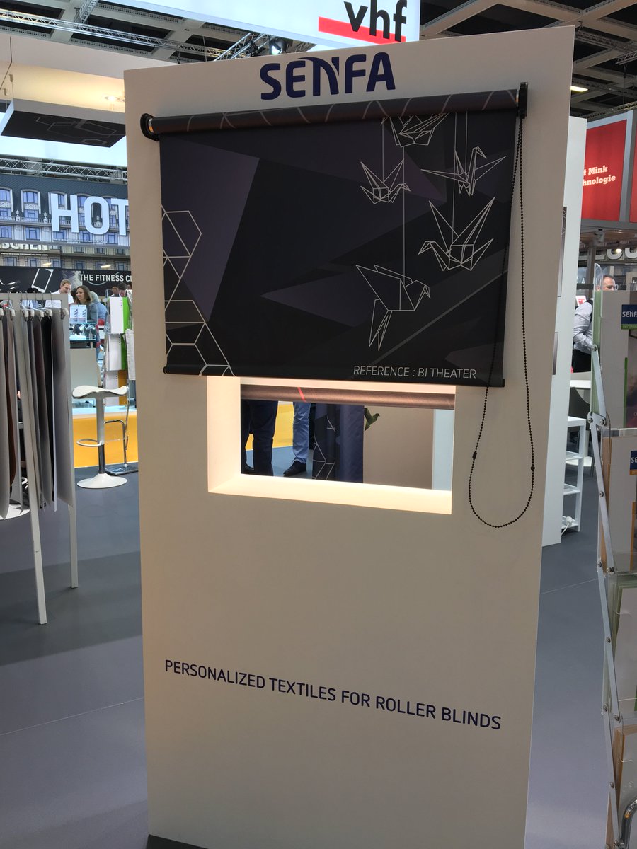 SENFA_chargeurs's tweet image. Last day to discover our new SUBLIMIS version, personalized blinds and our acoustic solutions for interior decoration on booth B50 HALL 3.2 ! Have a great FESPA exhibition !! @FESPA @MF_Chargeurs #SUBLIMIS #BLINDS #ACOUSTICSOLUTION #SENFA #DECOPRINT #DECOMIND #FESPA2018