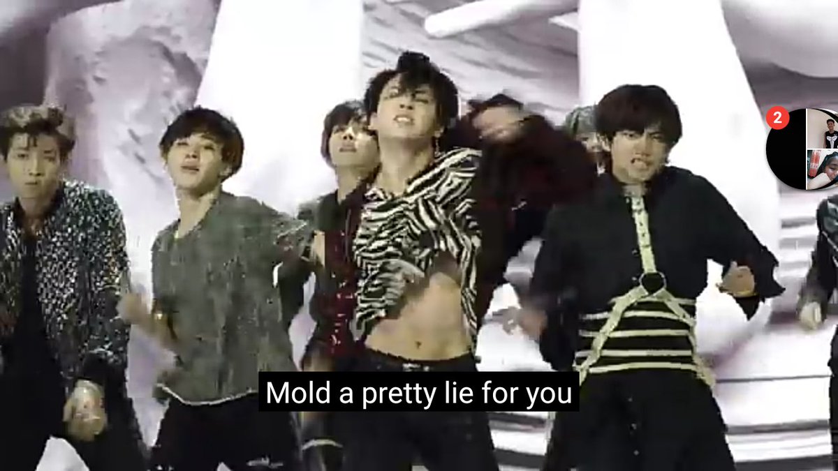 Jin311_'s tweet photo. I captured it haha 
 #FakeLoveFriday https://t.co/e6e8LnQQvO