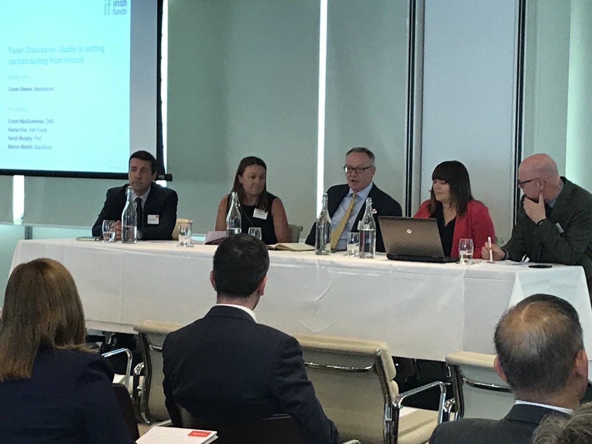 IrishFunds's tweet photo. Panel Discussion - Guide to setting up and distributing from Ireland. #IFconf18 #IFDist18 https://t.co/kIRk0SNial