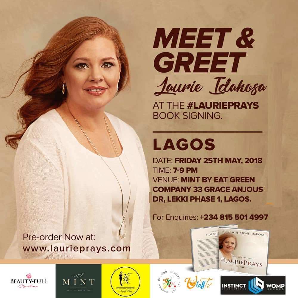 Gospelbuzztv's tweet image. Laurie Idahosa Hosts Meet And Greet / Book Signing Event For #LAURIEPRAYS gospotainment.com/laurie-idahosa…