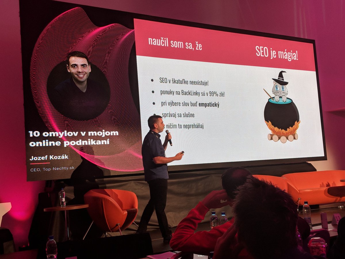 PavelUngr's tweet photo. SEO je prý magie! #creativesummit https://t.co/Z3F0bEVVKr
