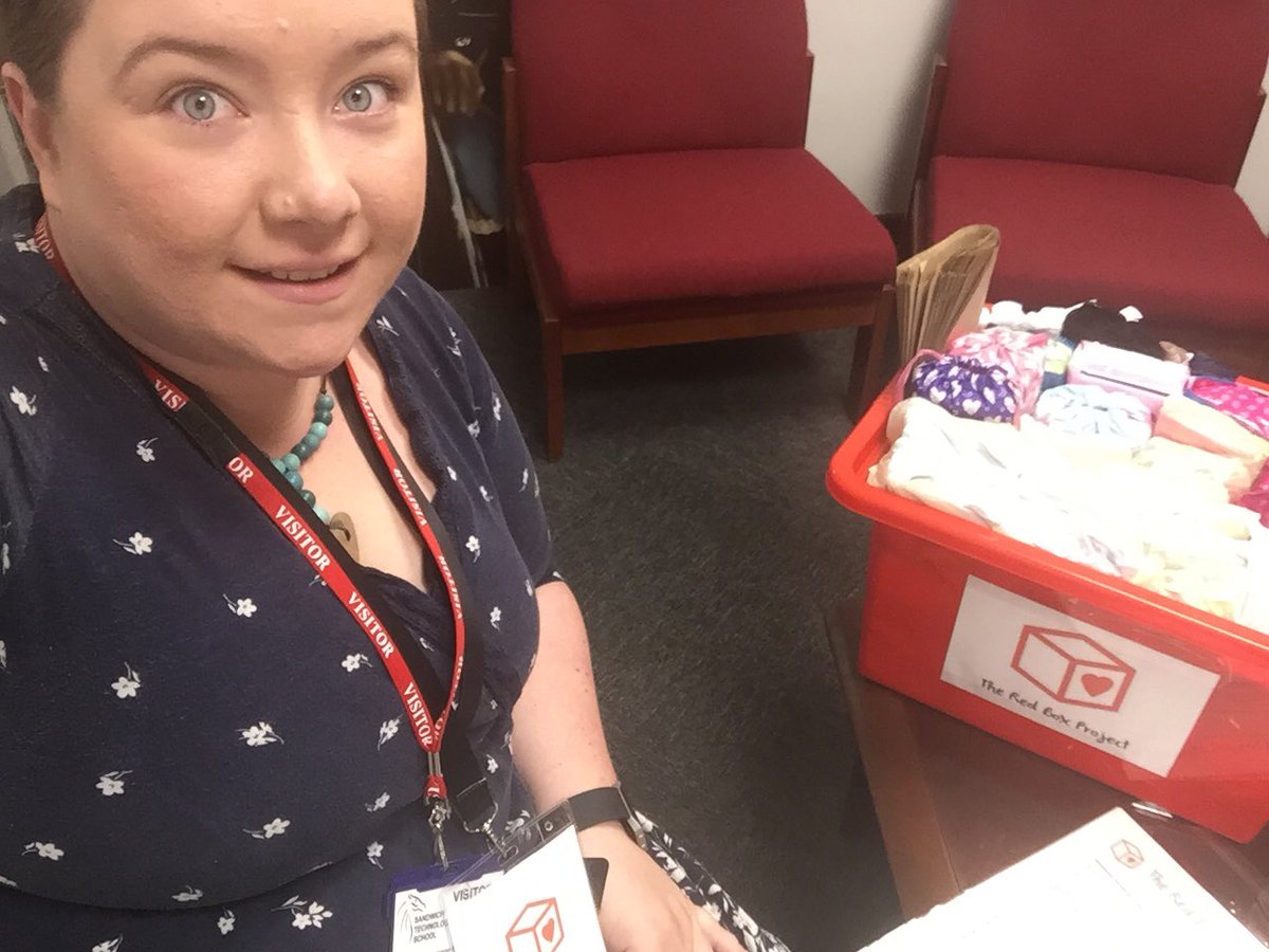 RedBoxEastKent's tweet photo. A red box has been delivered this morning to Sandwich Technology School. The staff were very excited and I look forward to working together  @CT130FA https://t.co/22D5UFJkVh
