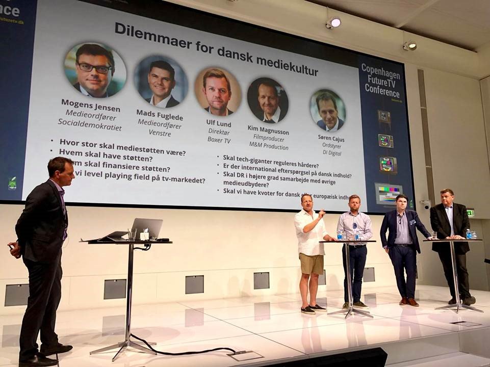 Tre ønsker fra Boxer/Stofa til et bredt medieforlig: (1) Et åbent og samarbejdende DR som lokomotiv for hele branchen; (2) Større PS-pulje med 50% privat finansiering; (3) Støt EU-pres på Google og Facebook for fair bidrag til skat og rettigheder.  #dkmedier #cphfuturetv