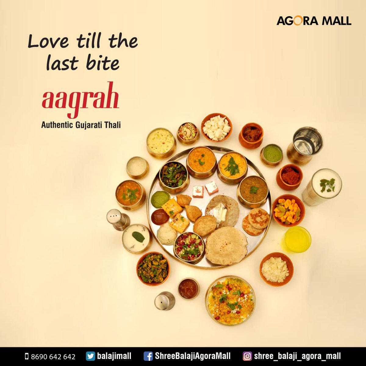 Aagrah_'s tweet photo. Explore more on food at Aagrah and let your tummy feels awesome after having our delicious dishes. Only in @balajimall.
Call -8690642642
For more offers visit :https://t.co/mlZ9H4ehTK

#Aagrah #Foodie #Fun #Bestplace
#Ahmedabad #HighEndDestination https://t.co/4vWqgMygOl