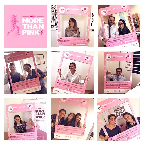 Italiacamp's tweet photo. Noi siamo già in mood #MoreThanPink 💞 Dal 4 Giugno al 1 Luglio puoi sostenere con una donazione libera presso le ricevitorie @Sisal_Group il premio realizzato con @komenitalia 🥇✨ #iamorethanpink 👉 https://t.co/lHPp02hcTi https://t.co/XEMRv4ZNVK