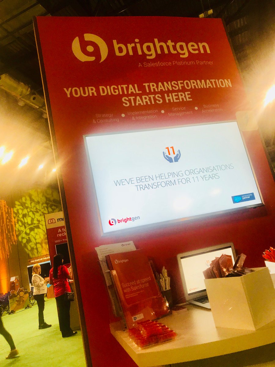 BrightGen's tweet photo. Just reliving the awesomeness of yesterday, catching up on highlights videos... can't believe it's over for another year! A huge congratulations & thank you to everyone who made #SalesforceTour happen! It was amazing & #BrightFORCE were proud to sponsor https://t.co/RTo7tlvqBg https://t.co/GSbOUGdPYg