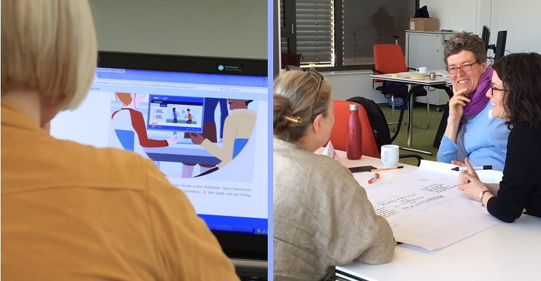 Kurz vor dem Start der neuen Schulungsformate für Kursleitende und  Lernbegleiter im Juni fand vom 4. bis 5. Mai eine weitere Schulung für  Multiplikatoren und Tutoren statt. Anfragen für Schulungen nimmt das <a href="/iwl_Team/">ich-will-lernen.de</a> jederzeit gerne entgegen. #ichwilllernen #dvvvhs #vhs