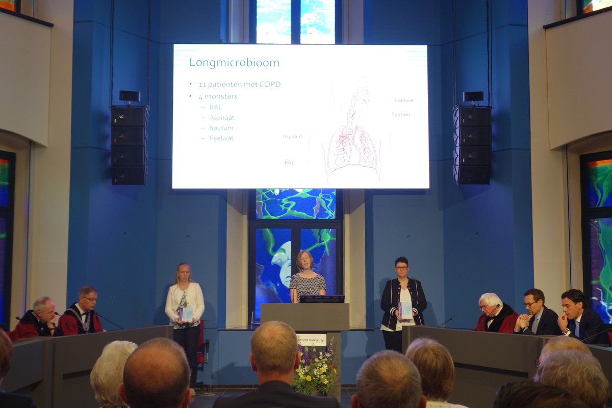 Gepromoveerd aan de Universiteit Maastricht: Ciro onderzoeker
dr. Dionne Braeken! Met mooie resultaten over luchtweginfecties, longaanvallen en de bacteriën in de longen bij mensen met COPD. ciro-horn.nl/nl/nieuws/dion…