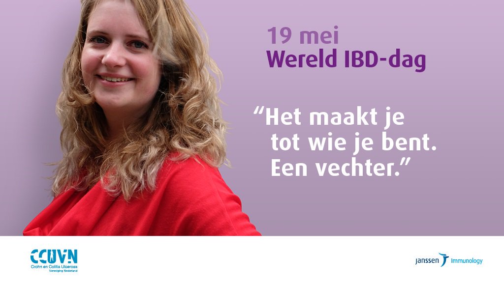 PDSB's tweet photo. Morgen, 19 mei, hebben wij onze ALV, maar is het ook Wereld #IBDdag. https://t.co/pxwYI8ZiAM
Volg de @CCUVN als je Crohn of Colitis hebt of iemand kent die het heeft!
#IBDuitgelicht https://t.co/NVyxkDa8Ka