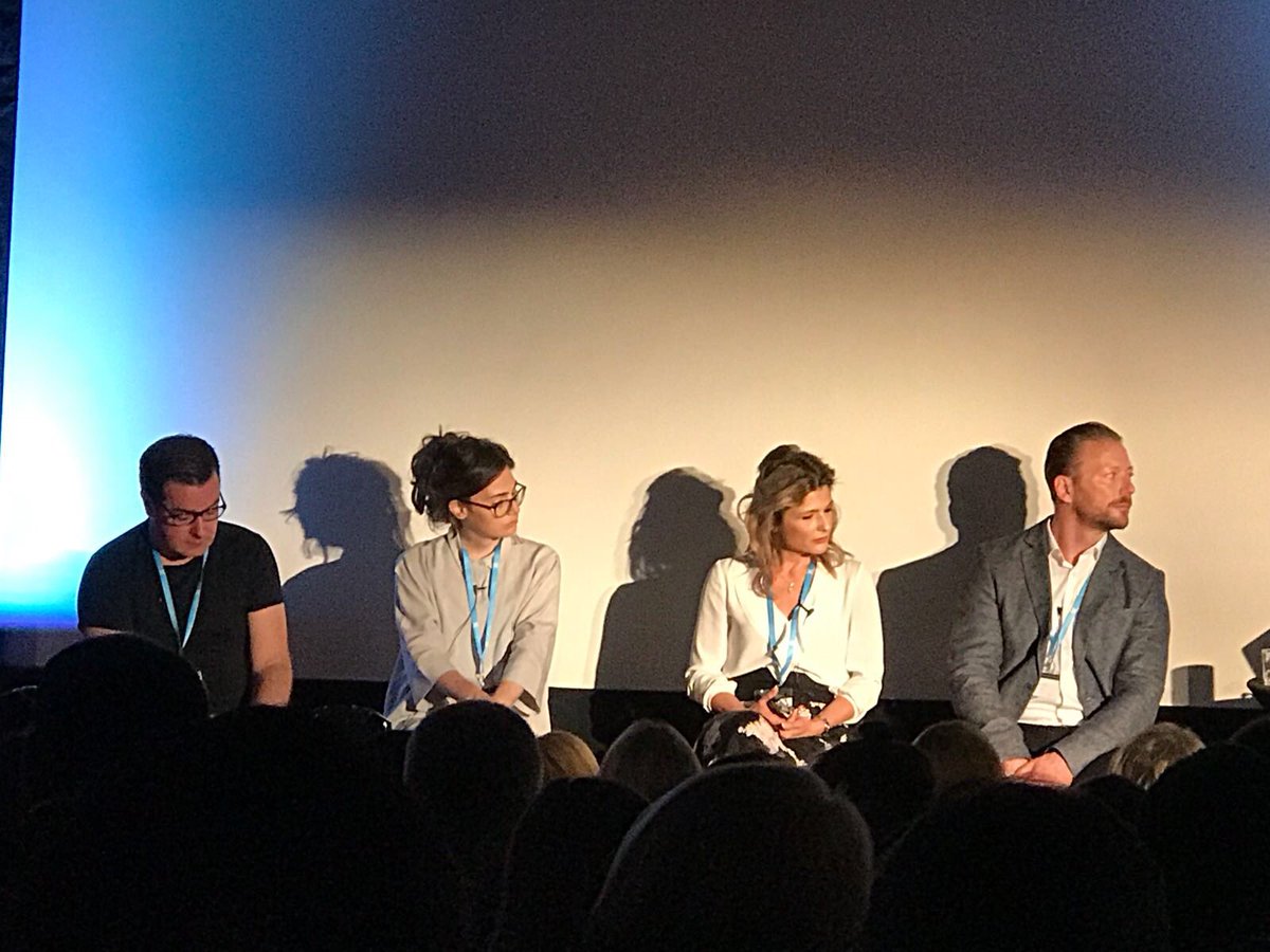 CondecoUK's tweet photo. "our approach to design is people first" @RoseHaslem @WeAreSpacelab Workplace Innovation panel #WorkplaceTech18 https://t.co/H3vAYkQS0O