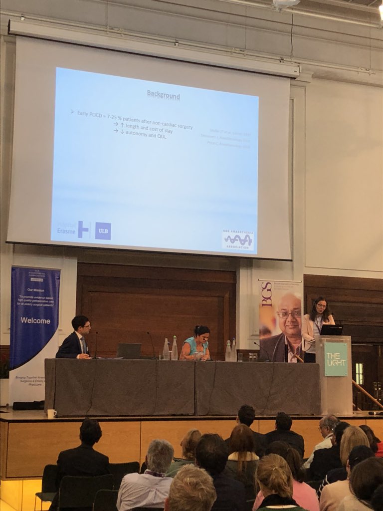 AgeAnaesthesia's tweet photo. Oral presentation 4. Up last. Can you improve cognitive outcome with tight BP control. #BGSconf #AAAPOPS https://t.co/7jYdGtoxrf