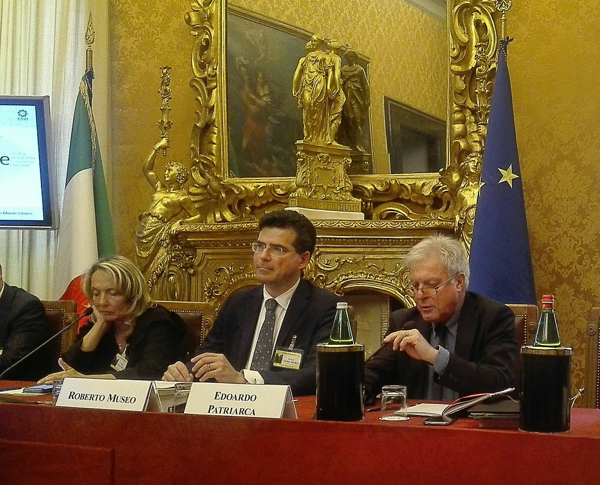 CSVnet's tweet photo. La storia dei #CSV è una storia di idee e di persone e ricordarla non serve a dire quanto siamo bravi ma a progettare quanto ancora c'è da costruire @edopatriarca #20anniCSV https://t.co/4jU0sOwF4V
