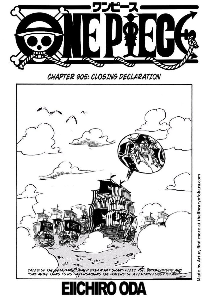 Artur Library Of Ohara One Piece Chapter 905 Parody T Co Ha8hgiixk2