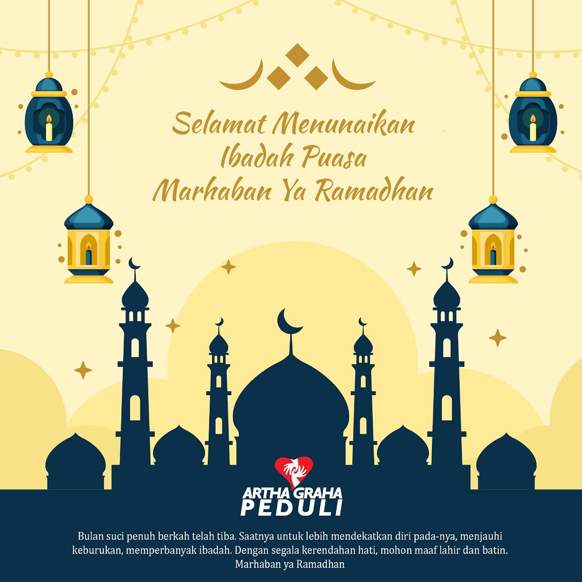 agpeduli's tweet photo. Selamat Menunaikan Ibadah Puasa 1439 H #agpeduli #ramadan https://t.co/tl7lI3xaNW