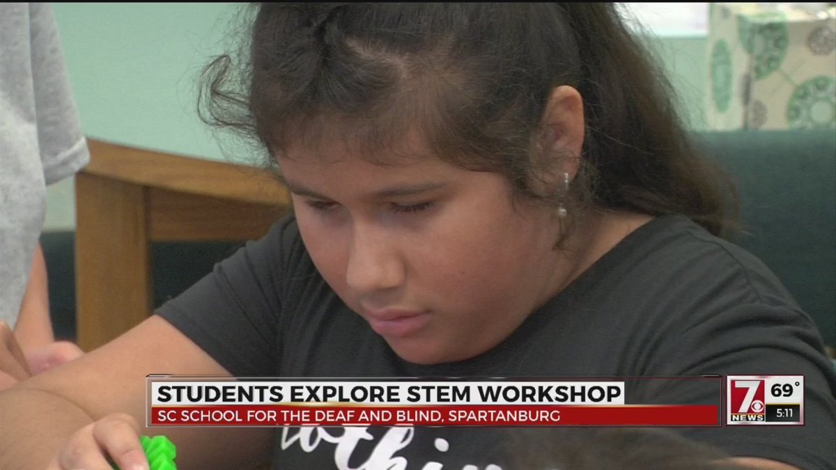 jickson_ct's tweet image. Two Upstate technology companies have provided grants to fund a unique workshop for students at the SC School for the Deaf and the Blind. #codingsoftware wspa.com/news/deaf-and-…
