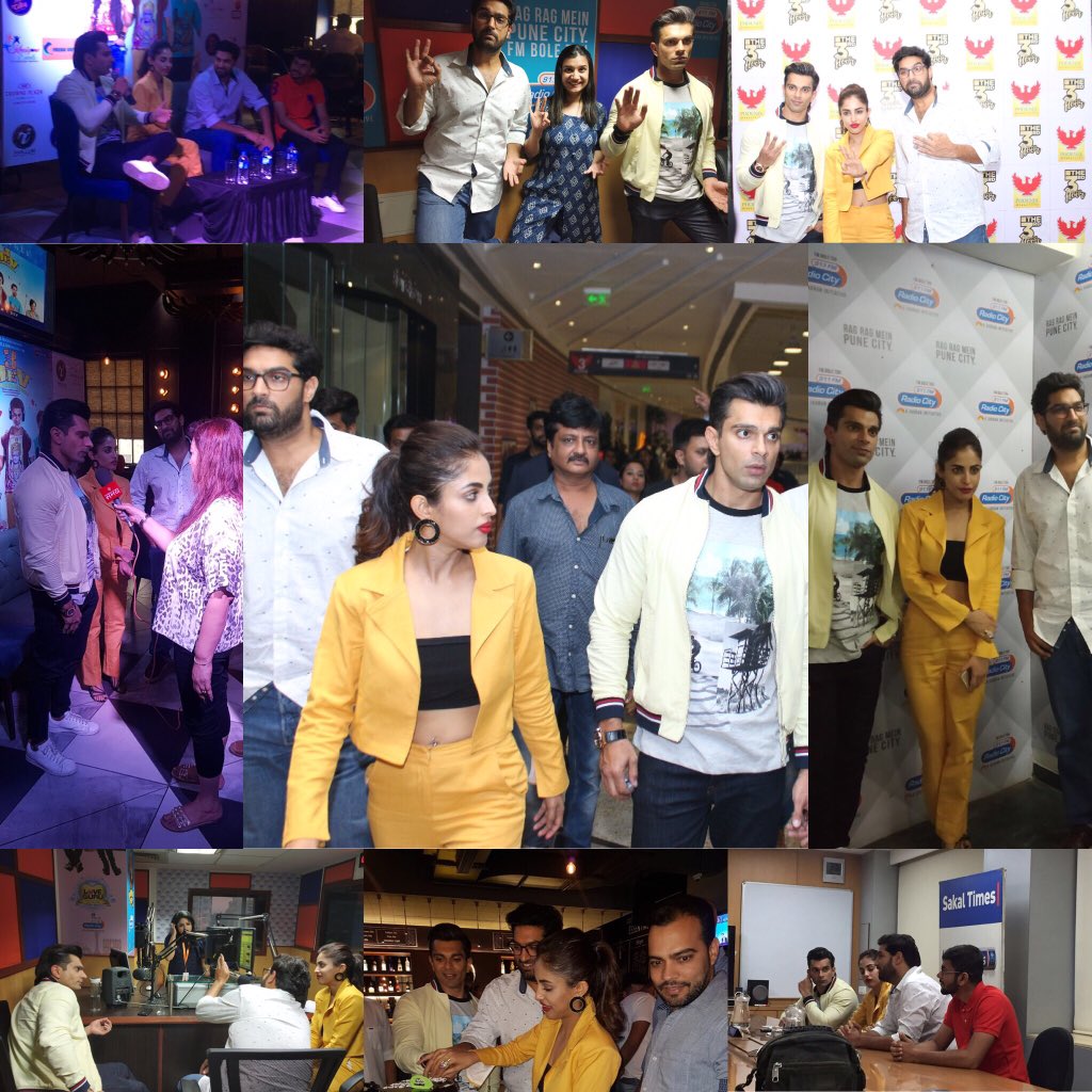 Here’s a snapshot of our successful #promotion of the #movie #3Dev in #Pune with #KaranSinghGrover #KunaalRoyKapur #PriyaBanerjee 
~ Khusiyaan Events & Sounds Good Entertainment

@Iamksgofficial @ikunaalroykapur @TheRealPriya @ankoosh_bhatt @3DevFilm