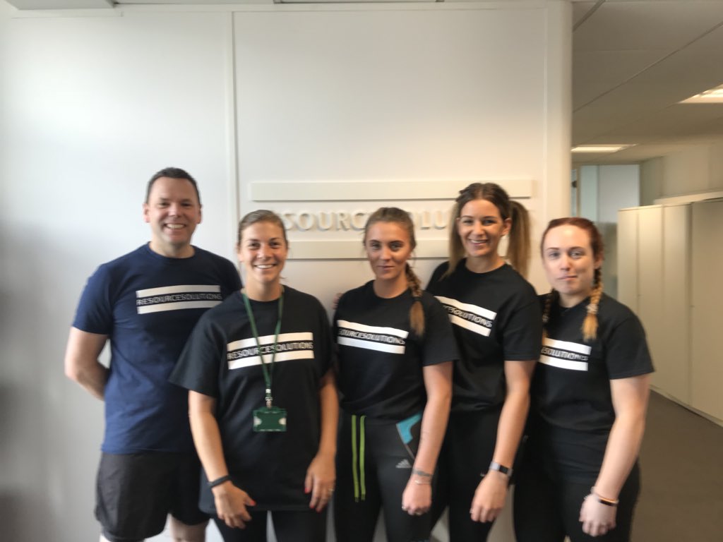 ClairHusband's tweet photo. All ready for the todays charity run. #welovemanchesterfund @RSOutsourcing #manchesterfollowthesun https://t.co/yf6PRxzxOT