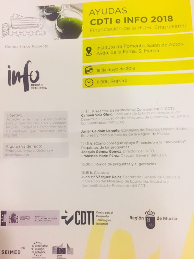 IsotaderSocial's tweet photo. ¡¡Hoy estamos que no nos da la vida!! Equipo @IsotaderSocial dividido entre Jornada de #Ciberseguridad de @TIMUR_TIC y “Ayudas CDTI e INFO 2018” de @infoRMurcia 💪🏻💪🏻💪🏻 ¡Vamos a darlo todo para cerrar la semana!! https://t.co/YuckuEL15s