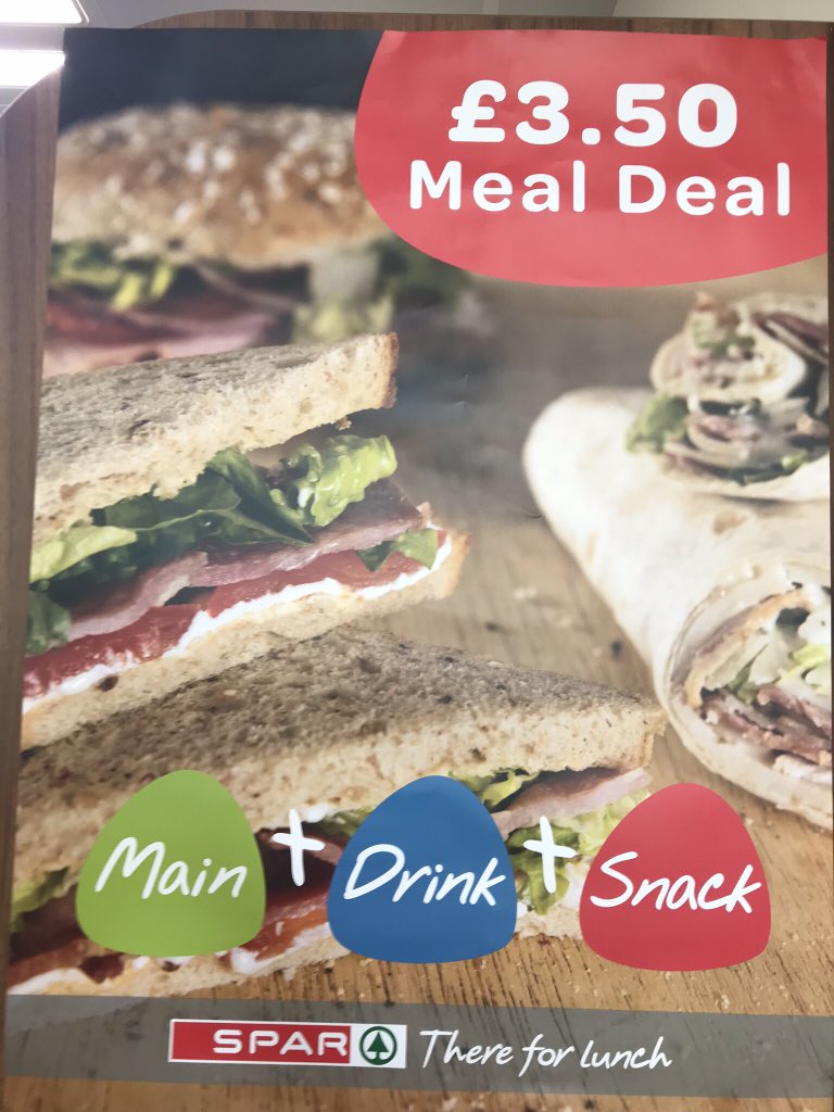 spar_holditch's tweet photo. Join us for lunch today sample some of our new meal deal range @SPARDSAP  #mealdeal https://t.co/JQfyDt8PST