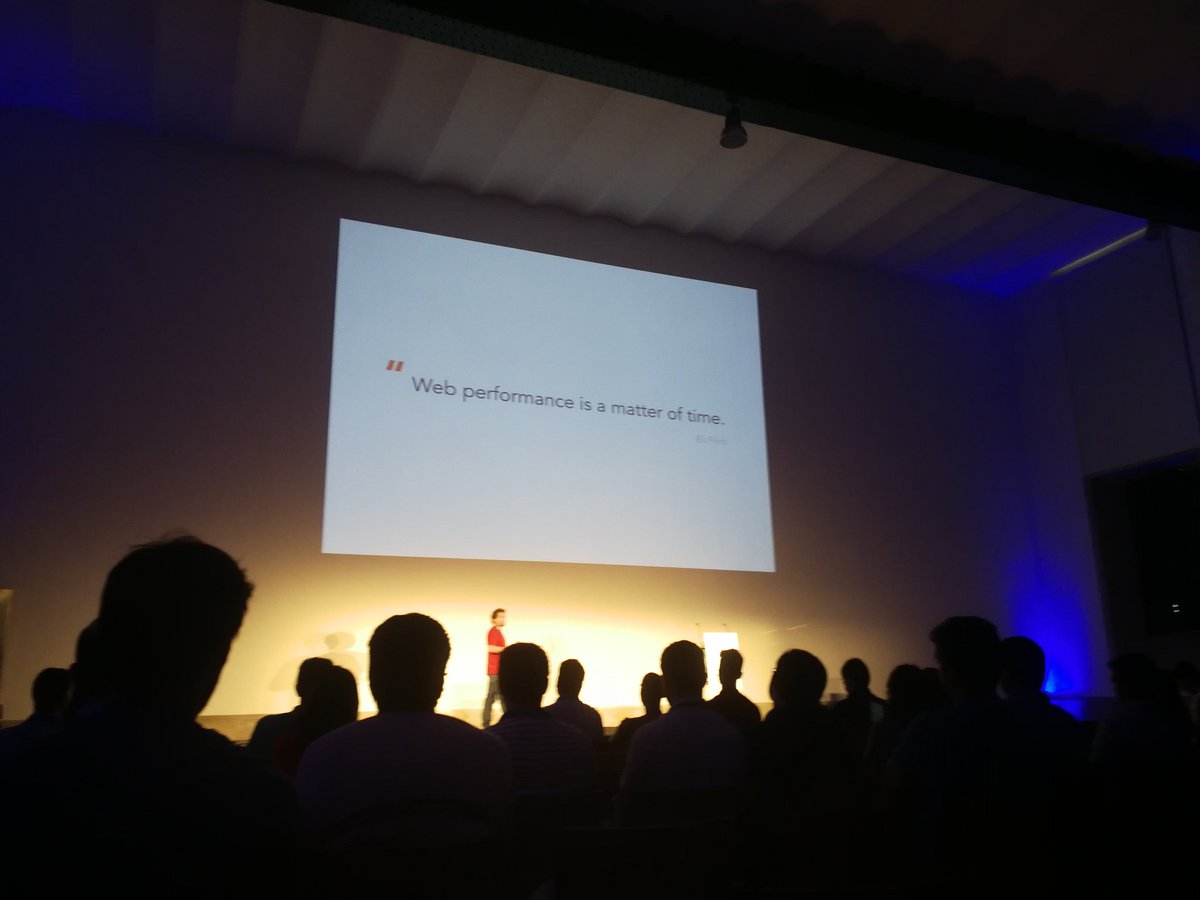meninagui's tweet photo. Web performance is a matter of time perception #PTH18 https://t.co/WpO4wH7LII