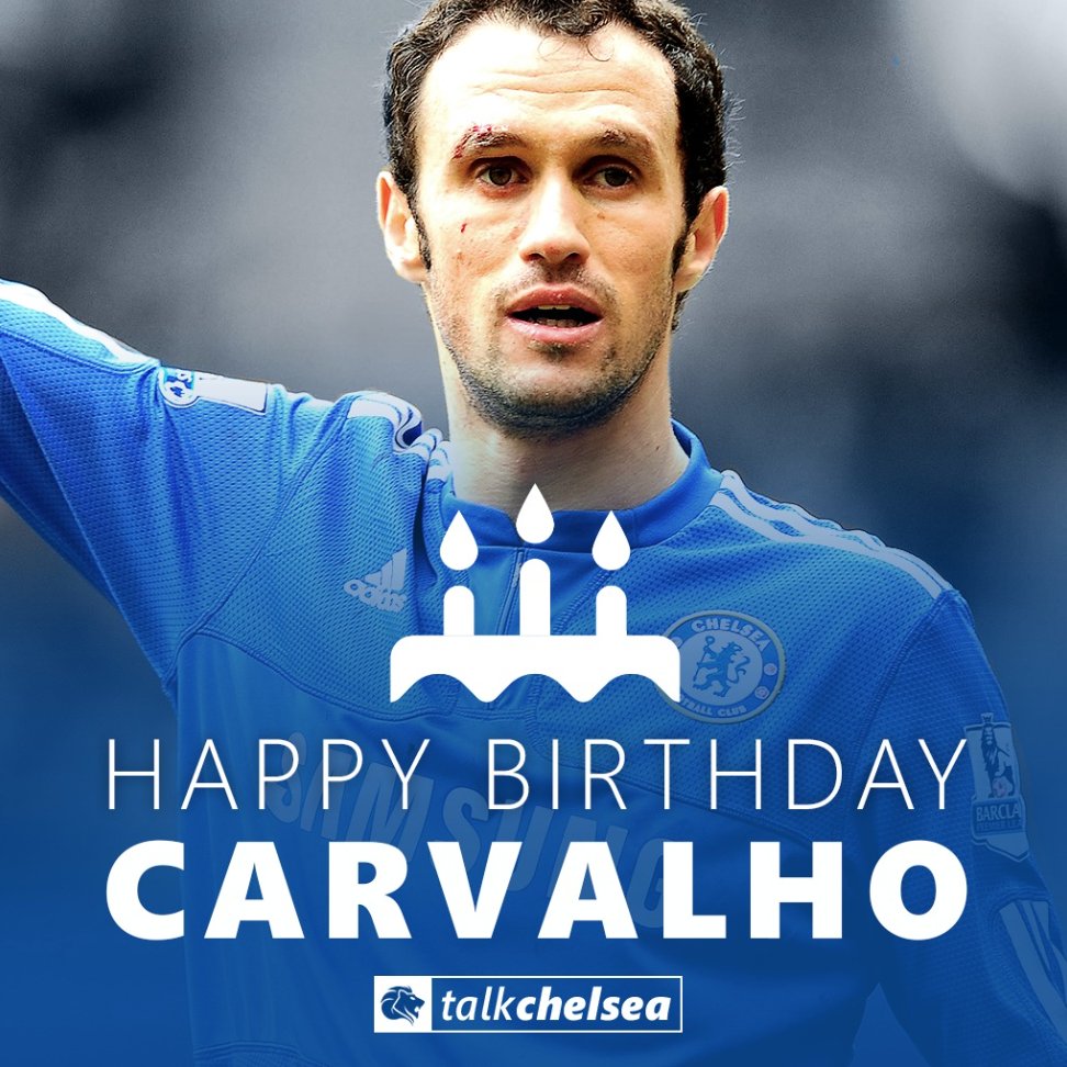 Happy Birthday to Chelsea legend Ricardo Carvalho! His partnership with John Terry was like a brick wall. 