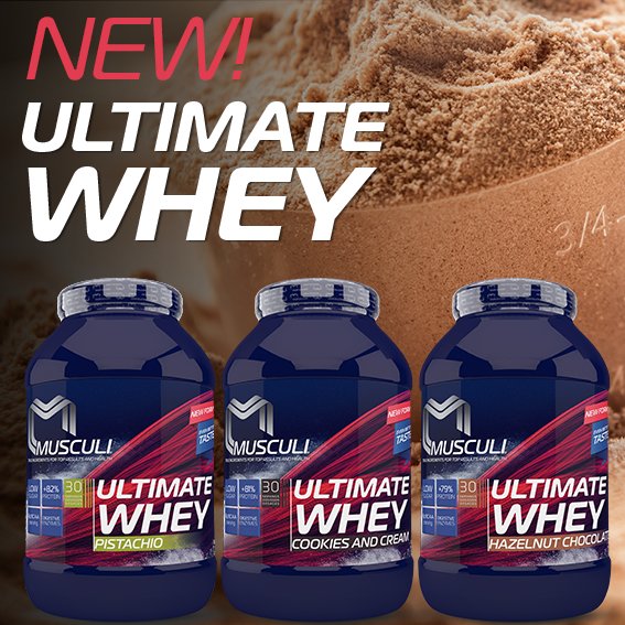 MusculiProducts's tweet photo. Ultimate Whey has arrived on the webshop! 👌
Our most delicious whey ever comes in two brand new flavours: Pistachio and Cookies &amp; Cream! 😍😍😍 Now currently 10% off!
https://t.co/jDEQwT5YEE https://t.co/0M4hFNPN8P