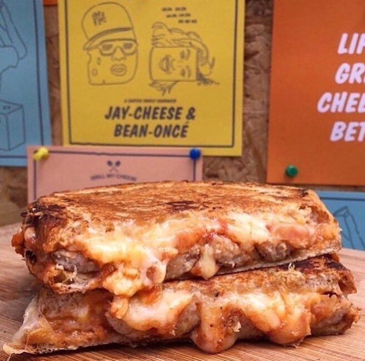 The *only* royal couple worth being excited about this weekend, Jay-Cheese &amp; Bean-oncé. Why? Because cheese trumps everything. Always. Who agrees? Last day for this - Leather Lane 12-2pm.