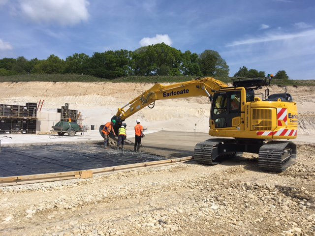 earlcoate's tweet photo. Another Earlcoate contract going well at Binnegar Quarry, Wareham.

Freshly arrived from Japan, the first Komatsu PC228-11 to hit UK soil! https://t.co/u9kxhqh1T5