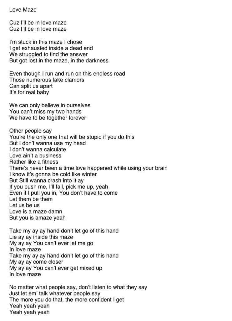 SPOTLIGHT BTS⁷ on X: 'PARADISE' LYRICS Trans: YJ #LOVE_YOURSELF_TEAR_轉  #FakeLoveFriday #iVoteBTSBBMAs @bts_twt  / X