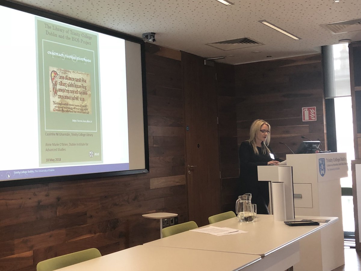IrishMSSofTCD's tweet photo. Anne Marie O’Brien of ISOS speaking to us now. #irishmssoftcd https://t.co/UahsaIa9BH