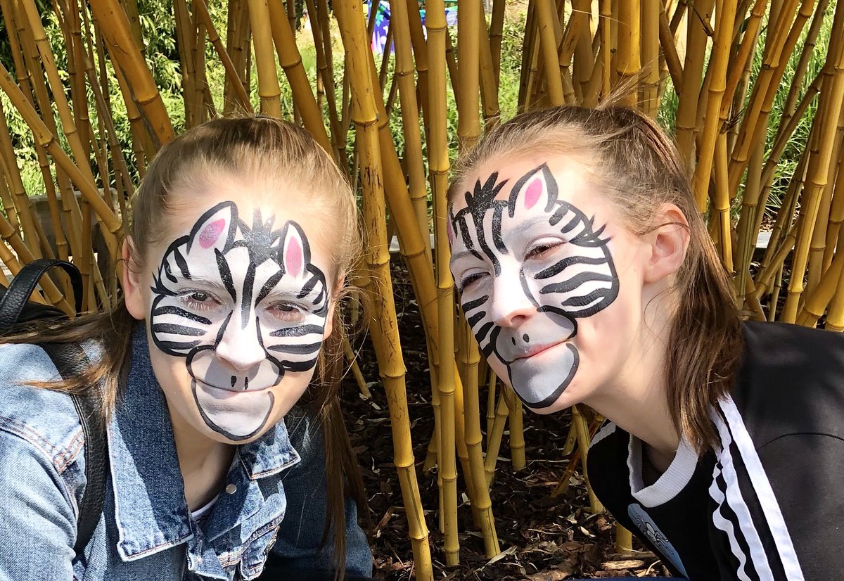 LHSArtandDesign's tweet photo. Zebras Orla and Holly #bus4hardcore #zebrasontgeloose #lhsres18 @LarbertHigh @chesterzoo https://t.co/U50rOQJrJL